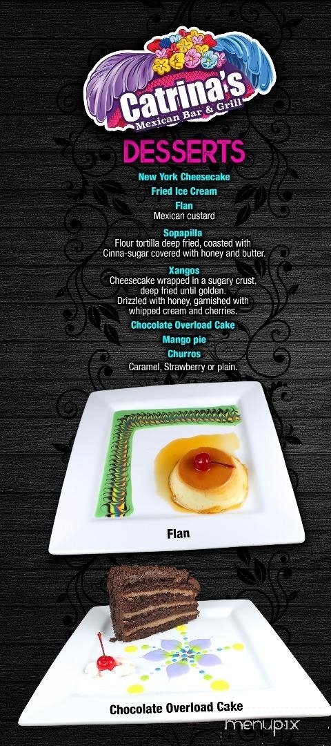 Catrinas Mexican Bar & Grill - Gainesville, GA menu_pic