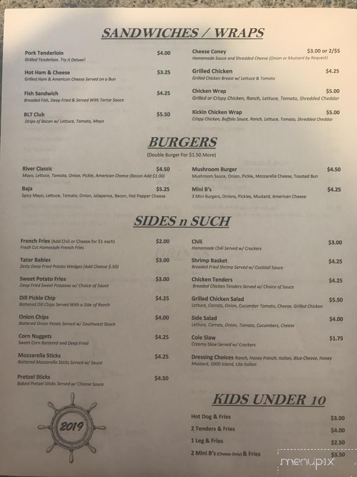 Ripley Boat Club - Ripley, OH menu_pic