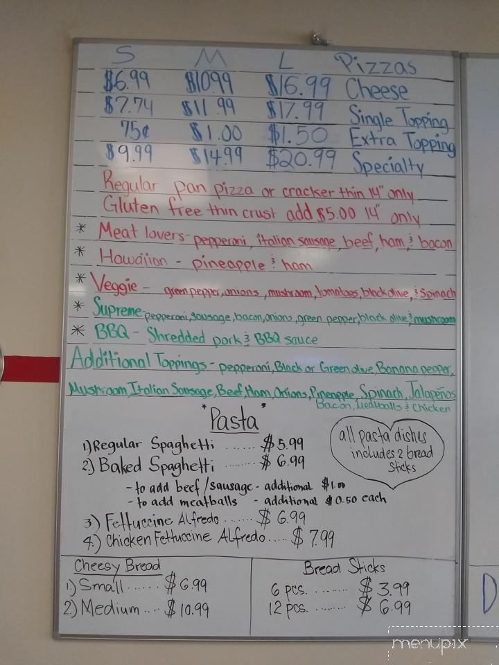 Dale Hollow Pizza - Celina, TN menu_pic