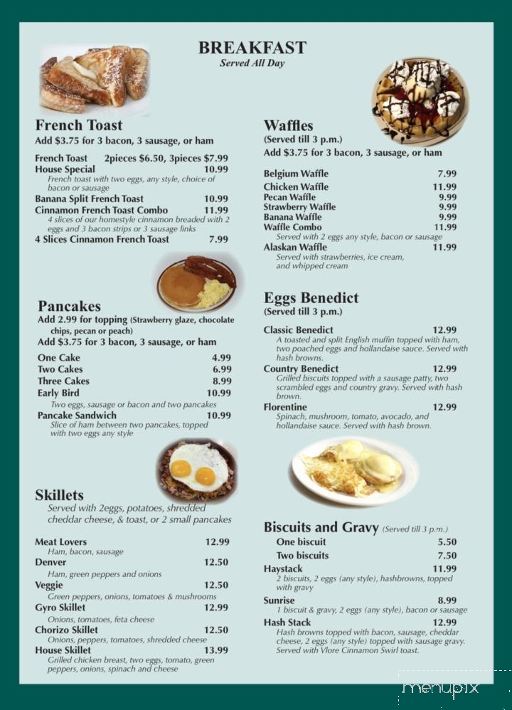Tony's Diner - Bloomington, IL menu_pic