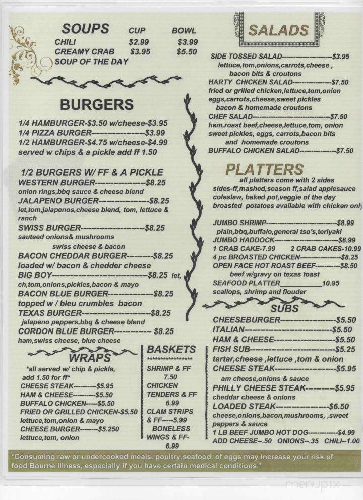 Bainbridge Inn - Bainbridge, PA menu_pic