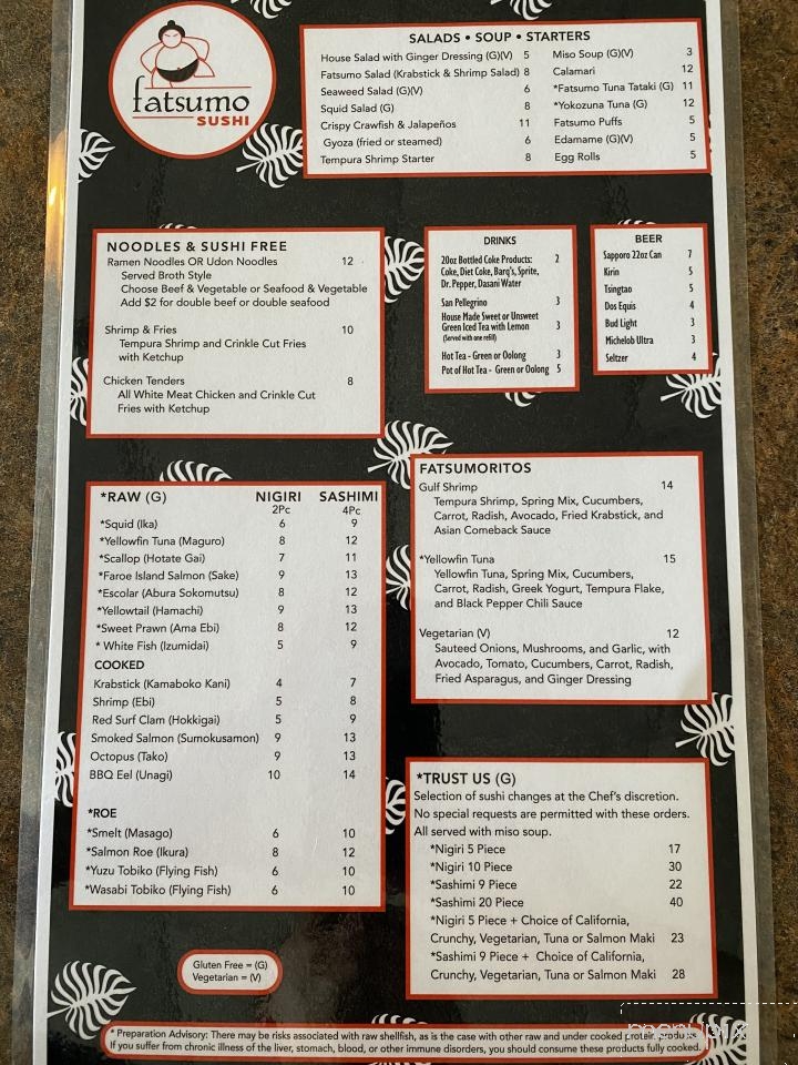 Fatsumo Sushi - Pass Christian, MS menu_pic