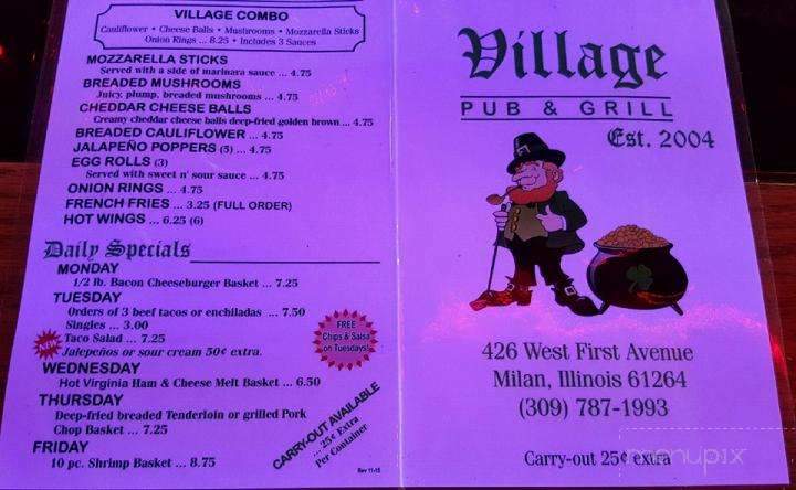 Village Pub - Milan, IL