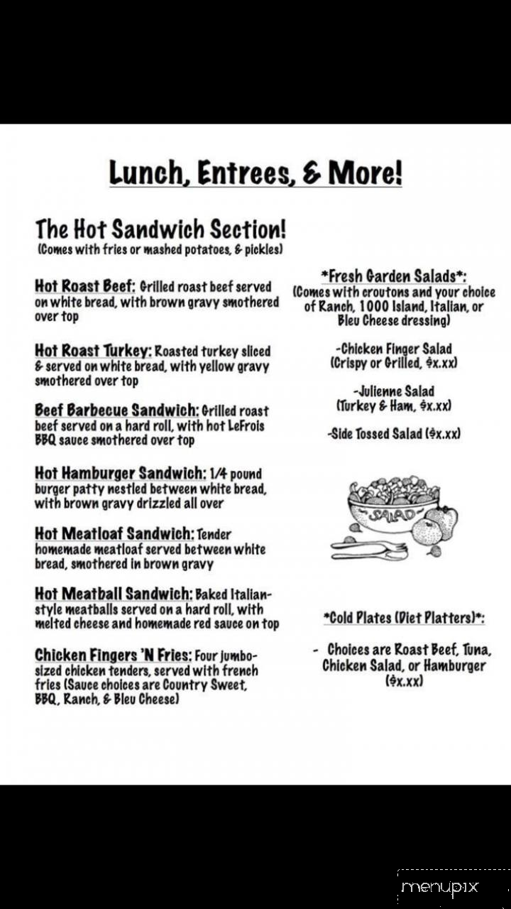 Village Restaurant - Avon, NY menu_pic