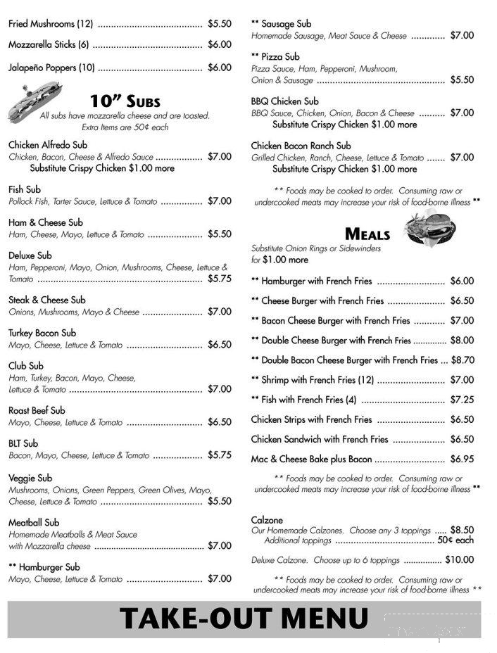 R&D's Pizzeria - Nashville, MI menu_pic