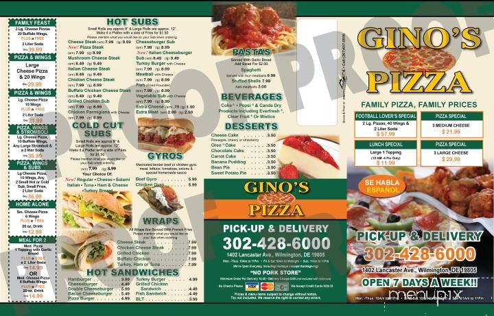 Gino's Pizza - Wilmington, DE
