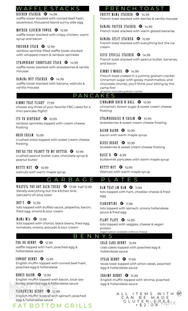Fat Bottom Grills - Chittenango, NY menu_pic