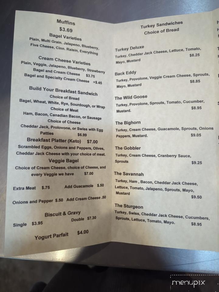 Snake River Grounds - Asotin, WA menu_pic