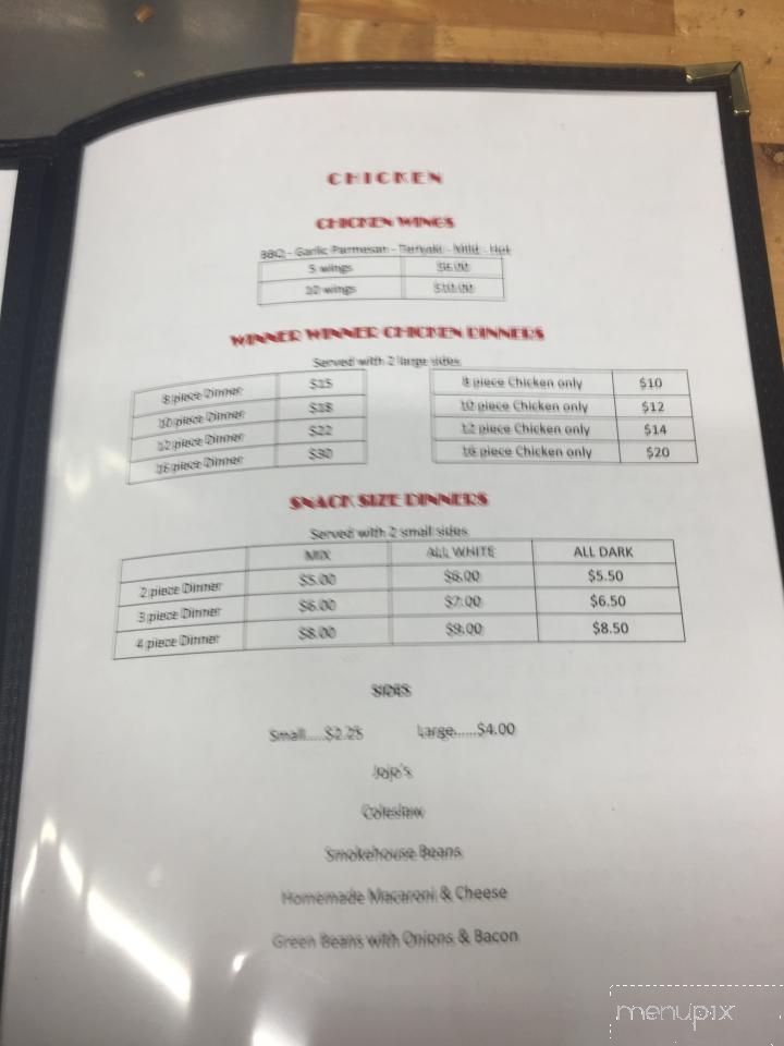 Contessa's on the Lake - Chippewa Lake, OH menu_pic