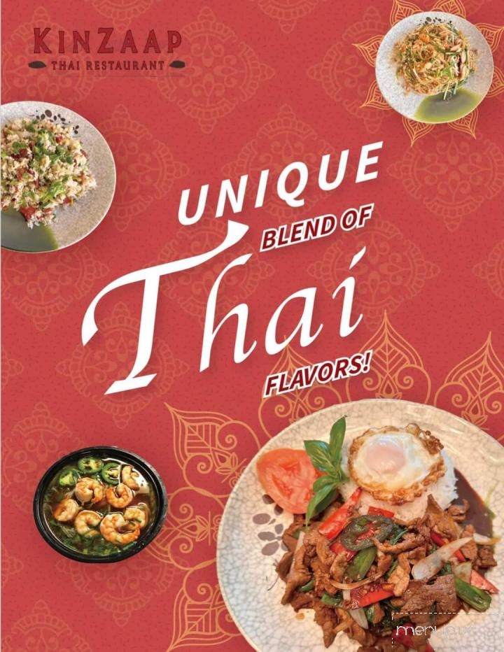 Kinzaap Thai Restuarant - Brownwood, TX menu_pic