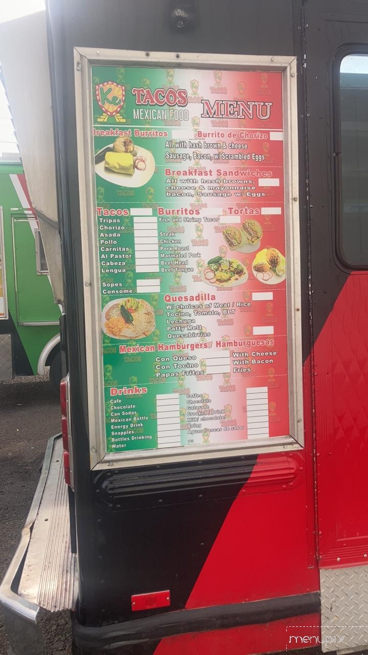 Ke Tacos - Cornelius, OR menu_pic