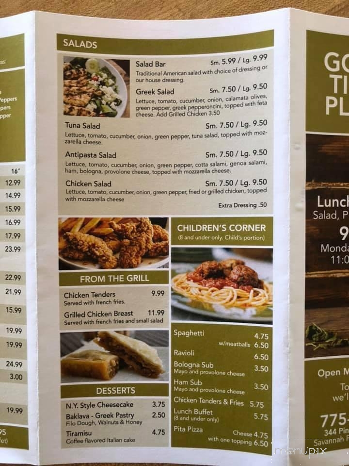 Georgio's II Famous Pizza - Shaw AFB, SC menu_pic