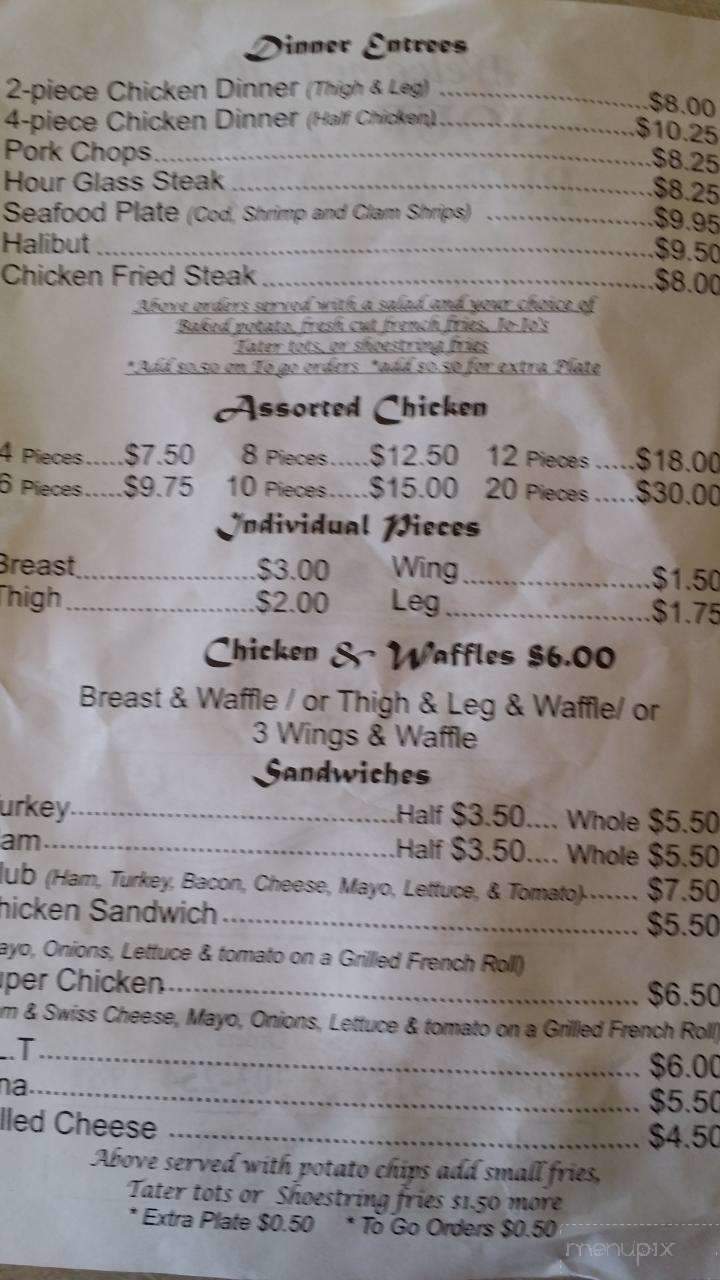 Hour Glass Pub & Eatery - Portland, OR menu_pic