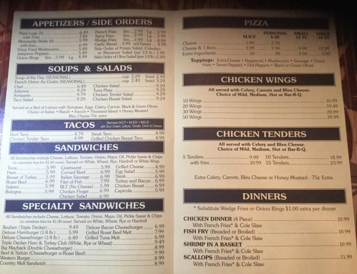 Mayback's Deli - Tonawanda, NY menu_pic