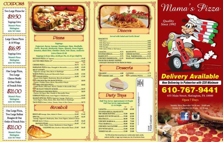 Mama's Pizza - Slatington, PA