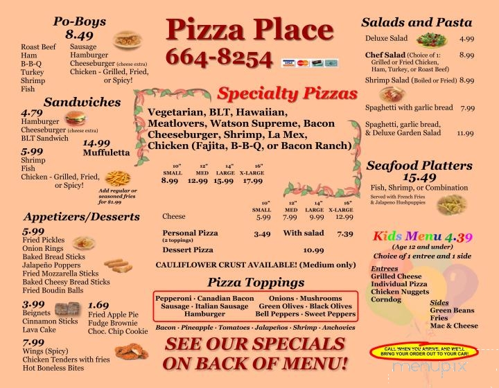 Pizza Place - Denham Springs, LA