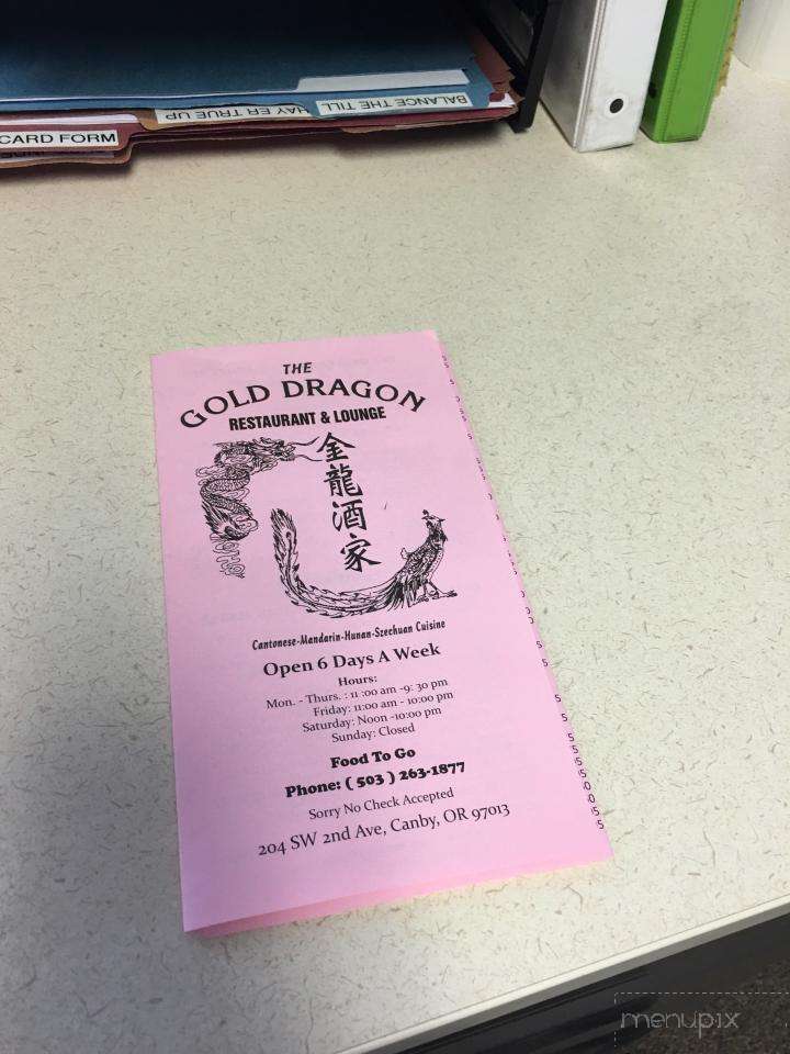 Gold Dragon - Canby, OR