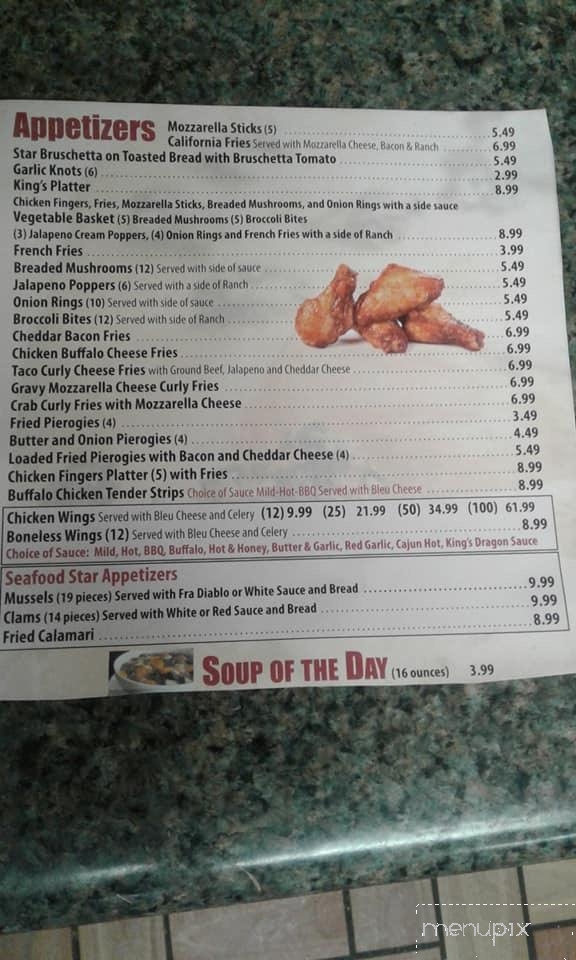 King's Pizzeria - Berwick, PA menu_pic