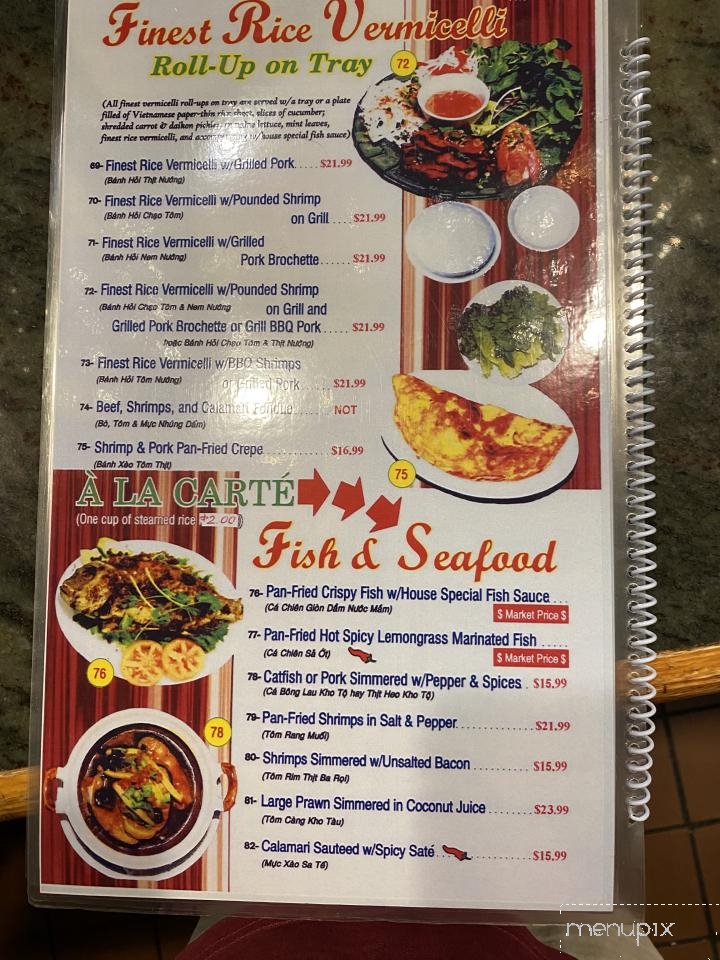 Pho 777 - Honolulu, HI menu_pic