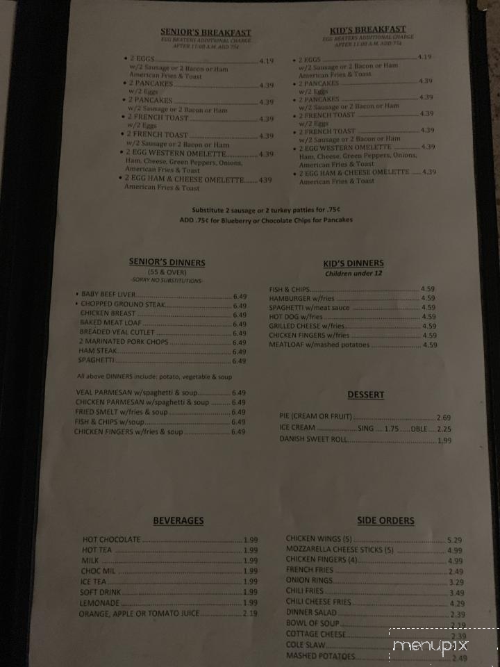 Four Korners Restaurant - Auburn Hills, MI menu_pic