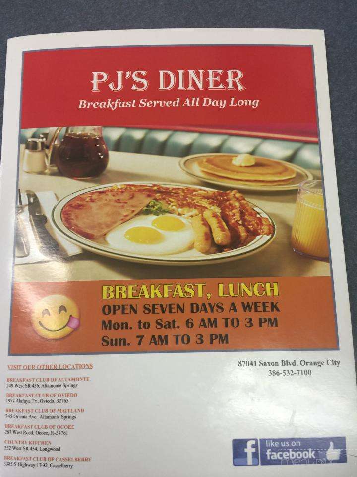 P J's Diner - Orange City, FL