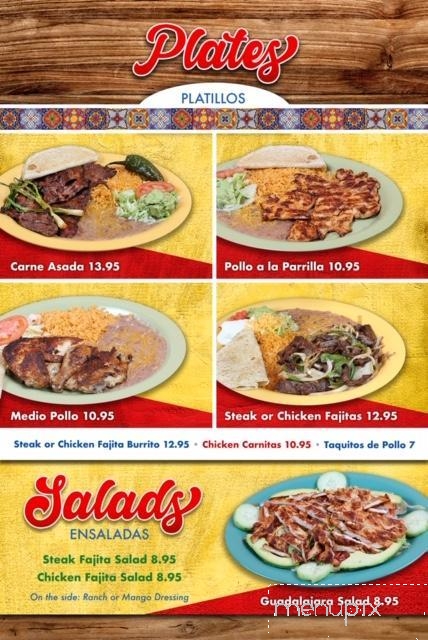 Taqueria Guadalajara - Columbus, OH menu_pic