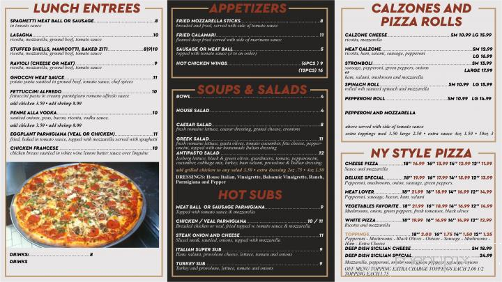 Mangia Bene Ristorante - Cape Coral, FL menu_pic