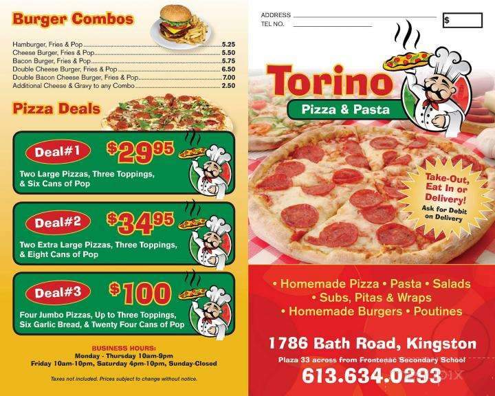 Torino Pizza & Pasta - kingston , ON