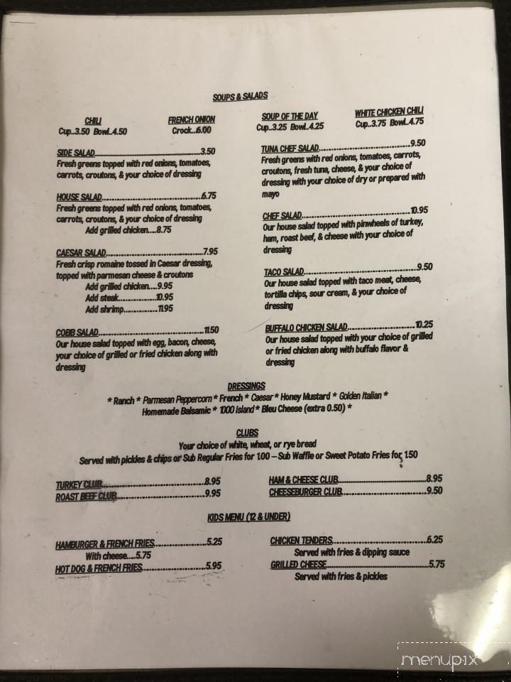 Wildcat Saloon and Eatery - Archbald, PA menu_pic