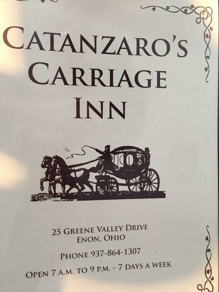 Carriage Inn Restaurant - Enon, OH menu_pic