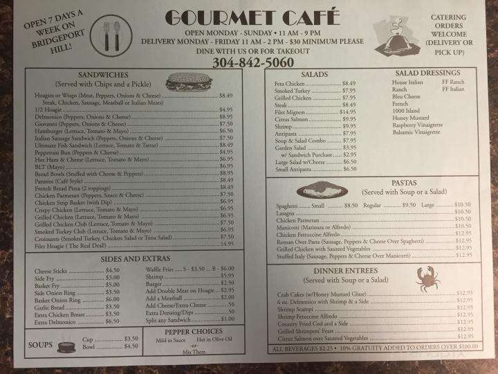 Gourmet Cafe - Bridgeport, WV