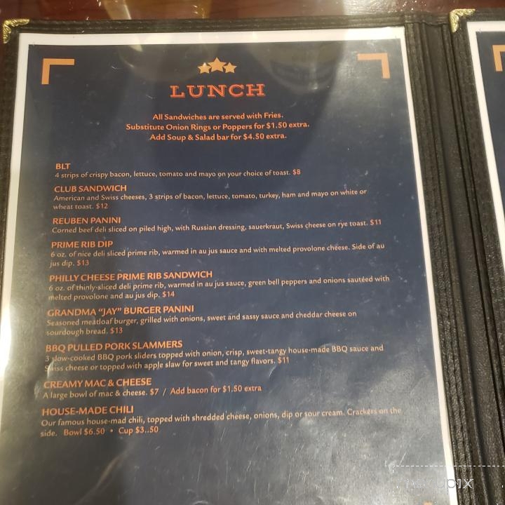 Broken Wheel Restaurant - Kellogg, ID menu_pic