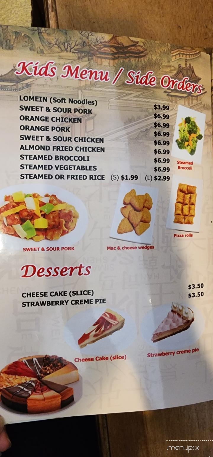 Dragon Village - Colville, WA menu_pic