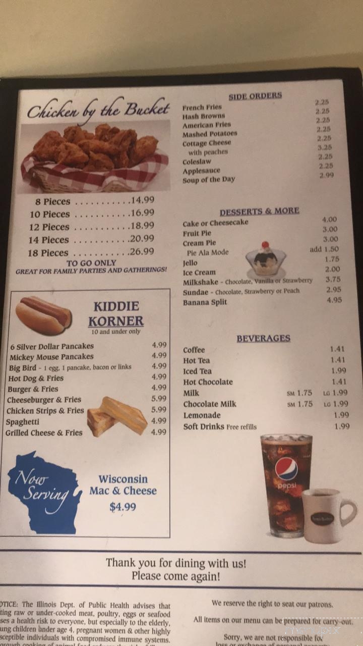 Brothers Inn Family Restaurant - Lanark, IL menu_pic