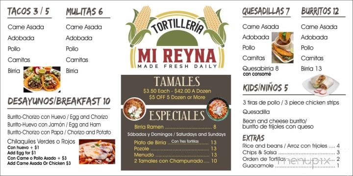Mi Reyna Tortilleria - Escondido, CA