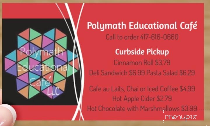 Polymath Educational Cafe - Springfield, MO menu_pic