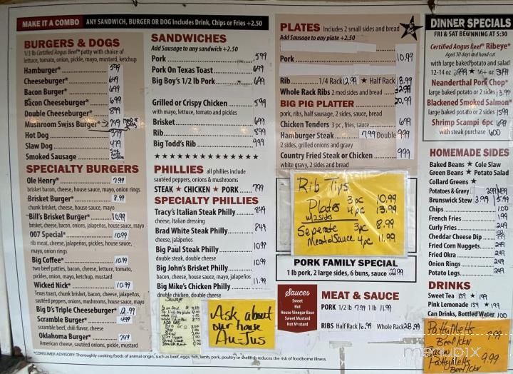 Mamas Kitchen - Barnesville, GA menu_pic