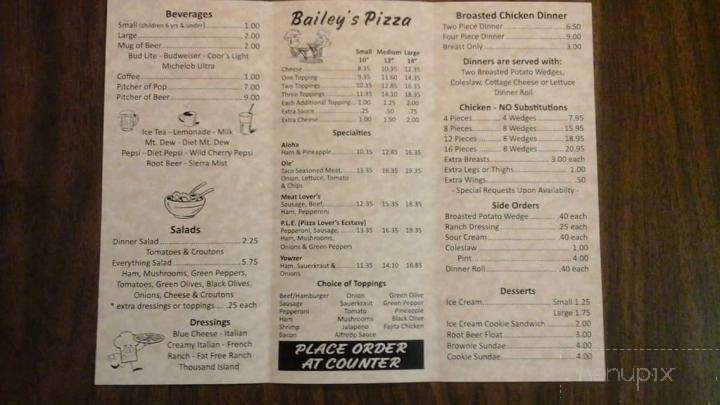 Bailey's Pizza & Brstd Chckn - State Center, IA menu_pic