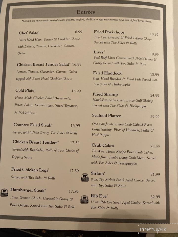 Ripley's Family Restaurant - Aylett, VA menu_pic