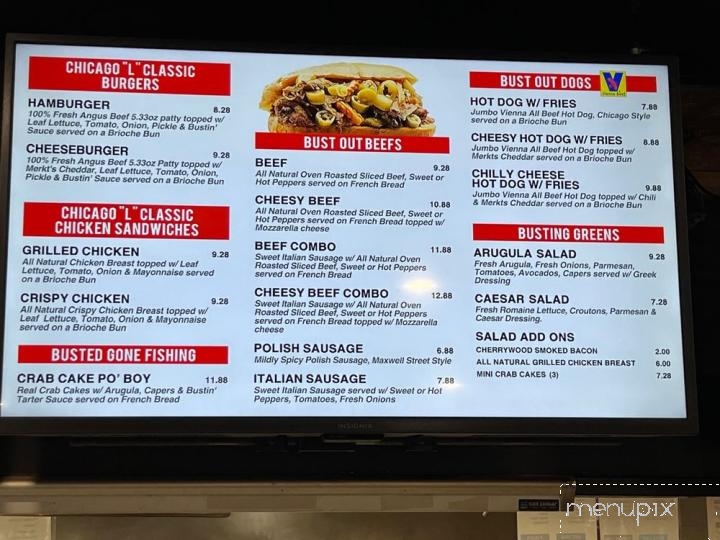 Bust Outs - Chicago, IL menu_pic