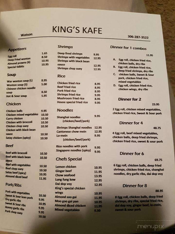 King's Kafe - Watson, SK