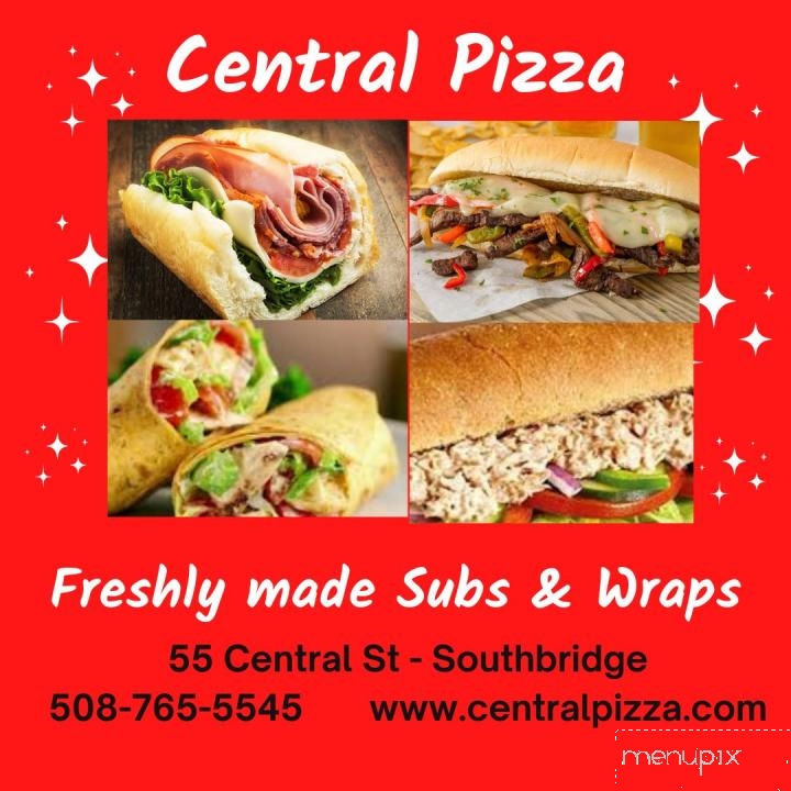 Central Pizza & Pub - Southbridge, MA menu_pic