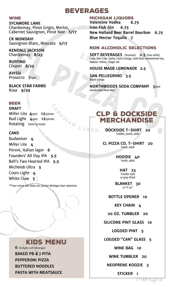 CL Pizza - Stanwood, MI menu_pic
