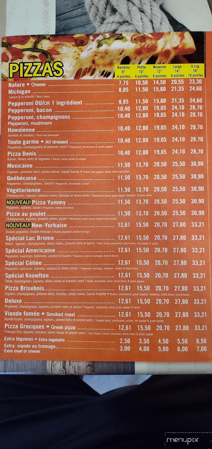 Pizza Lac Brome - Knowlton, QC menu_pic
