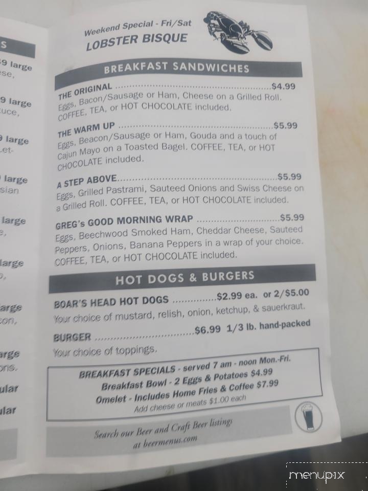 Wheeler's Market - Pittsfield, MA menu_pic