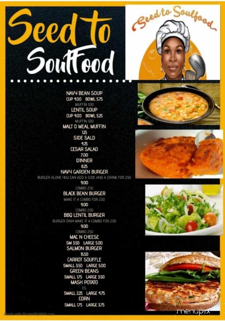 Seed To Soul Food - Taylor, TX menu_pic