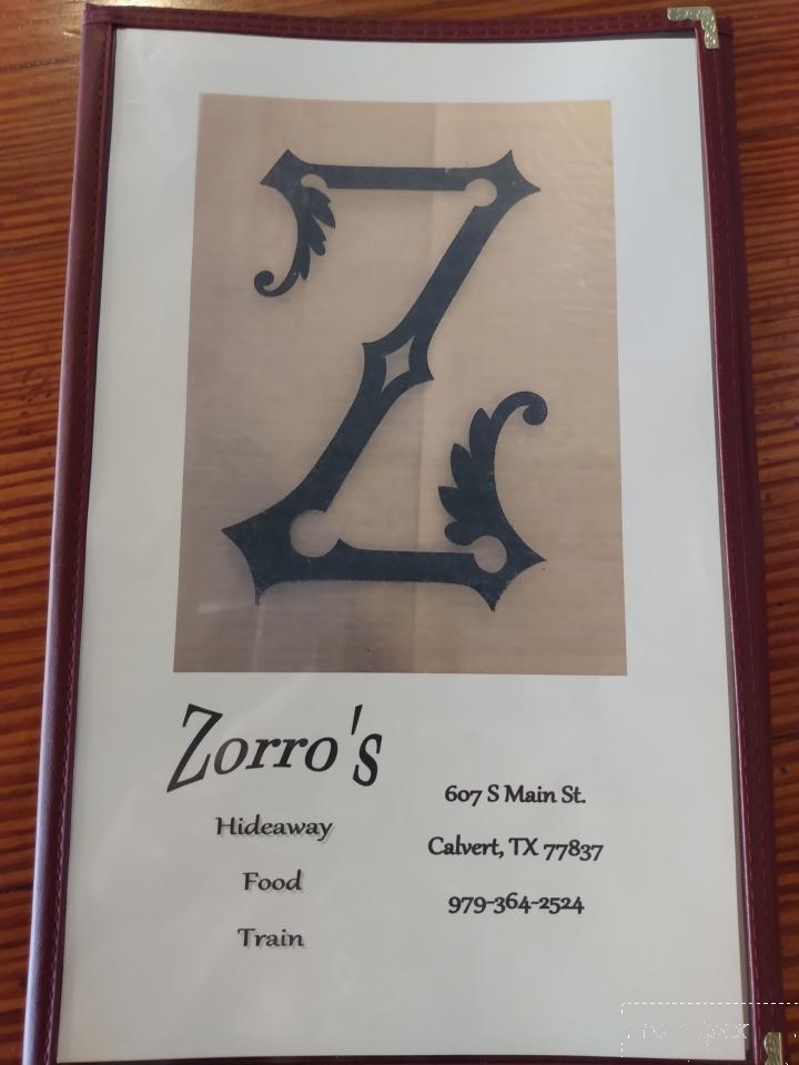 Zorro's Hideaway Food Train - Calvert, TX