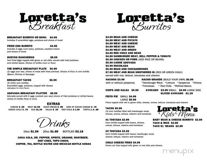 Loretta's Burrito Hut - Tucumcari, NM