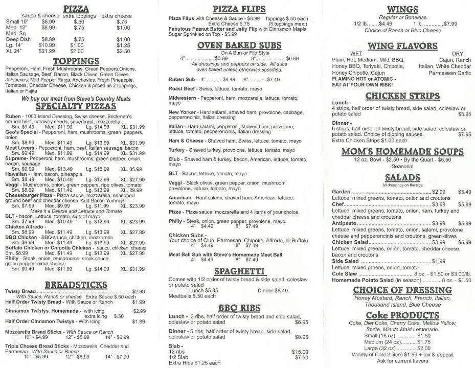Georgio's Pizza Sub & Wing - Harrison, MI