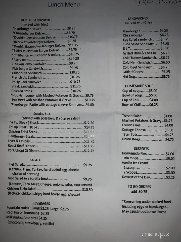 Pays Cafe - Billings, MT menu_pic